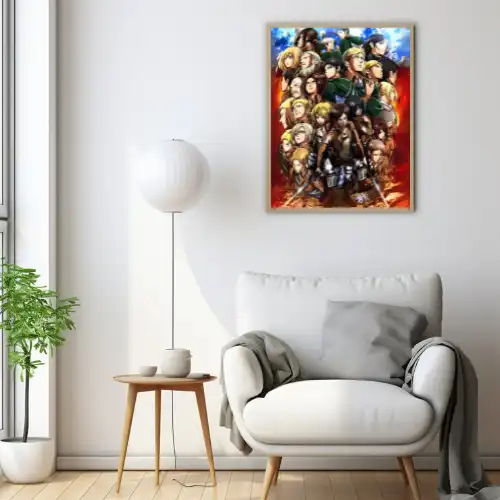 Heroes of the Scout Regiment – Attack on Titan A3 Size Wall Poster