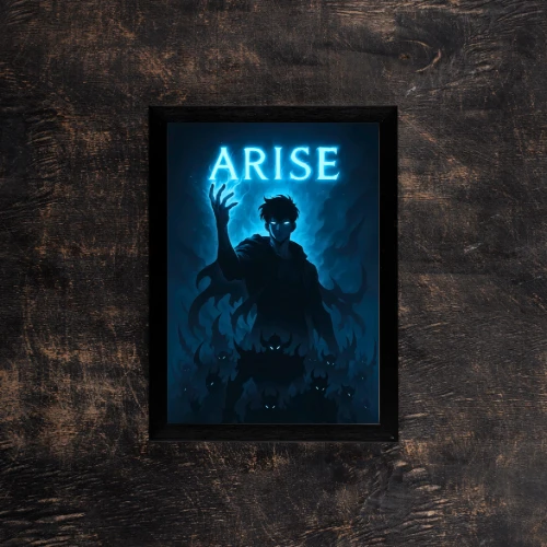 blue-shadowed-warrior,Striking A4 poster of a mysterious figure in a hoodie, ready to battle with a glowing weapon in hand.-sorcerer,A4 poster of a dark sorcerer wielding magical powers.