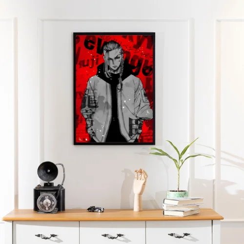 Draken A4 Poster|Powerful A4 poster of Draken capturing his strong and charismatic presence