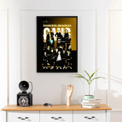 Tokyo Manji Gang Wall Art|Stylish A4 poster of Tokyo Manji Gang members perfect for anime wall collections