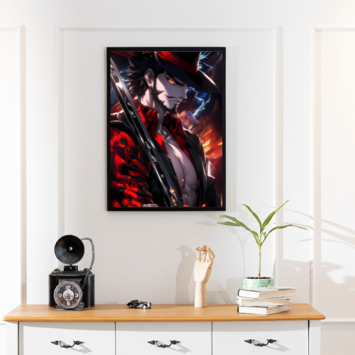 Dracule Mihawk – Greatest Swordsman One Piece Poster