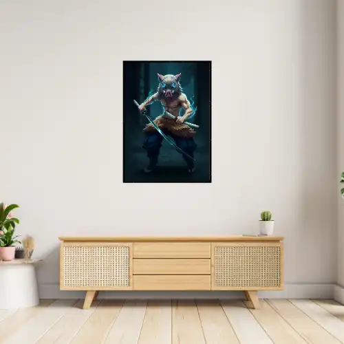 Inosuke Hashibira – Demon Slayer A4 Size Wall Poster