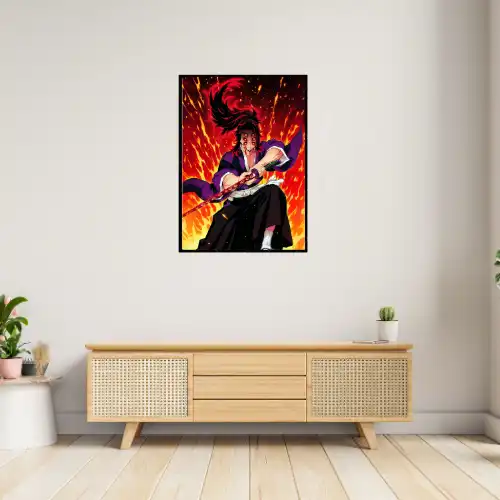 Upper Rank 1 Kokushibo | Demon Slayer Premium A4 Poster