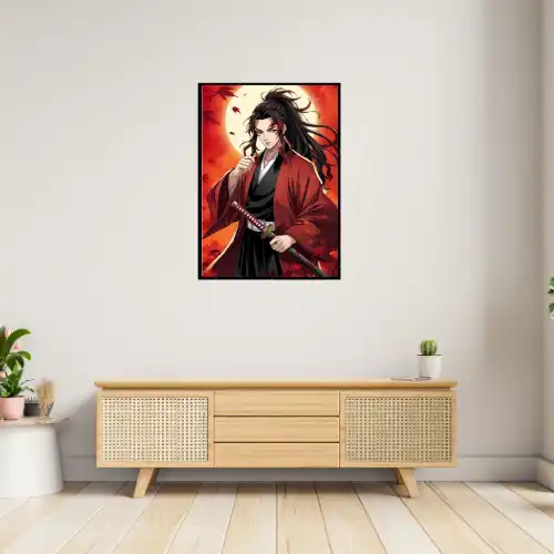Yoriichi Tsugikuni – Demon Slayer A4 Size Wall Poster