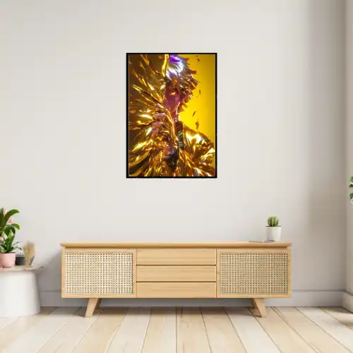 Zenitsu Agatsuma – Demon Slayer A4 Size Wall Poster