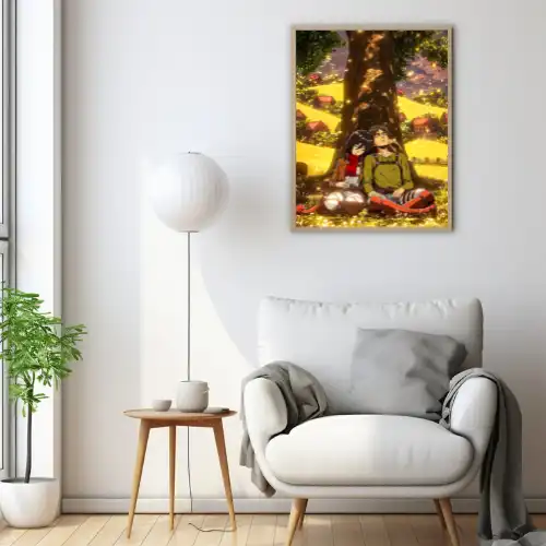 Rest by the Tree – Attack on Titan A3 Size Wall Poster