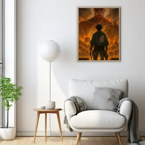 Confrontation with Titans – Attack on Titan A3 Size Wall Poster