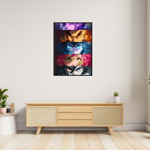 Eyes of the Hashira – Demon Slayer Premium Poster